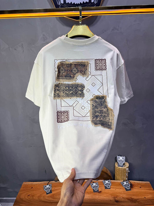 T-Shirt Oversize Beige 5126