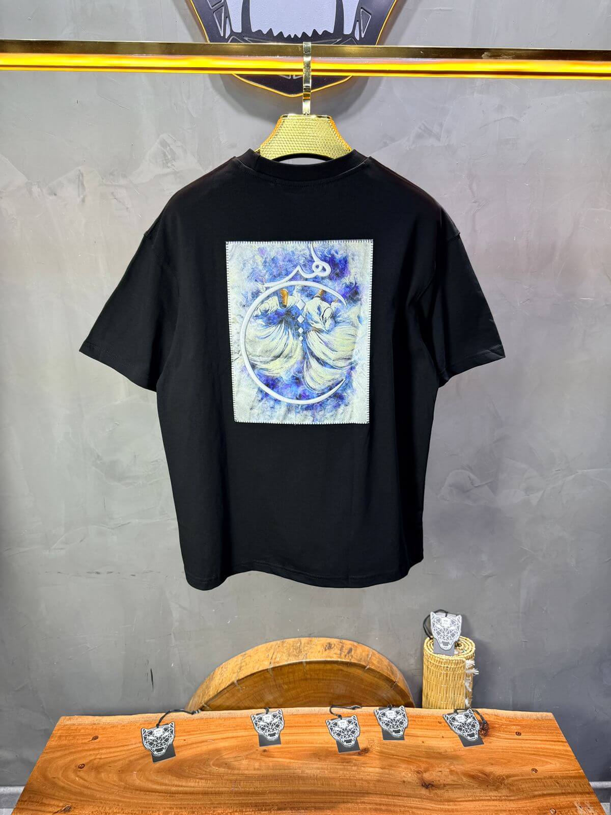 T-Shirt Oversize Noir 5070