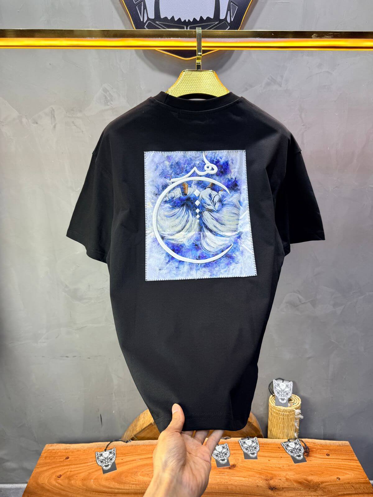T-Shirt Oversize Noir 5070