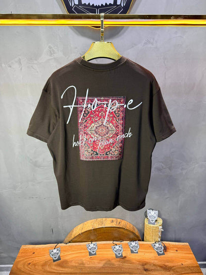 T-Shirt Oversize Brown — Tapis Persan Rouge 5064
