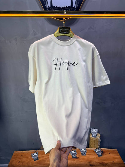 T-Shirt Oversize Beige — Tapis Persan Rouge 5064