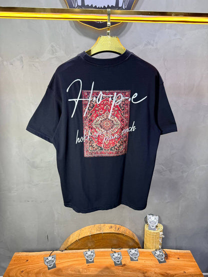T-Shirt Oversize Navy Blue — Tapis Persan Rouge 5064
