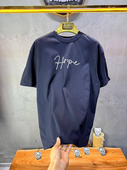 T-Shirt Oversize Navy Blue — Tapis Persan Rouge 5064