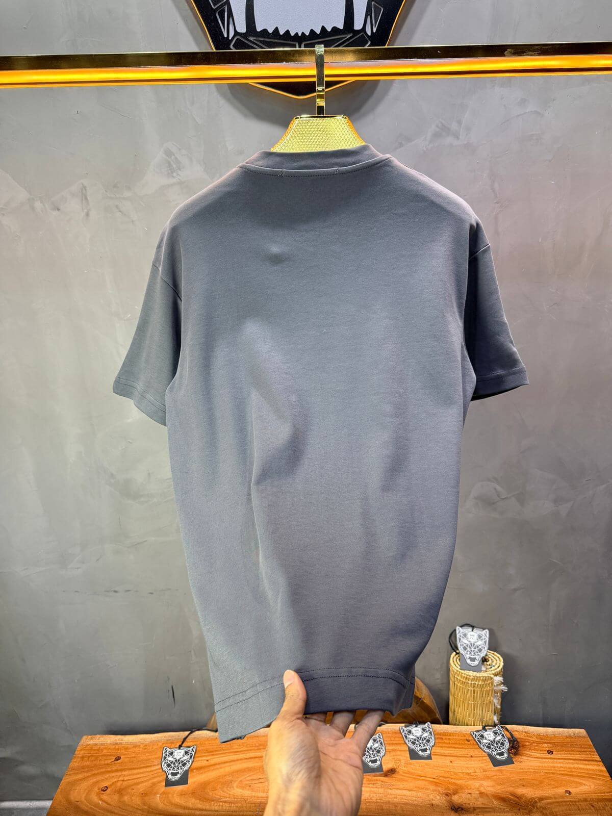 T-Shirt Oversize Gris Ardoise 5051