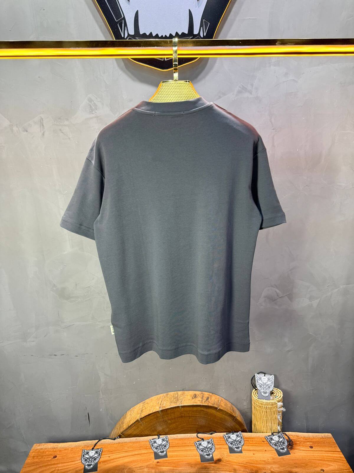 T-Shirt Oversize Gris Ardoise 5051