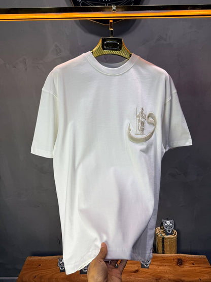 T-Shirt Oversize Blanc — Calligraphie "Waw" 5105