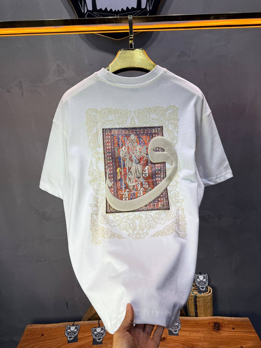 T-Shirt Oversize Blanc — Calligraphie "Waw" 5105