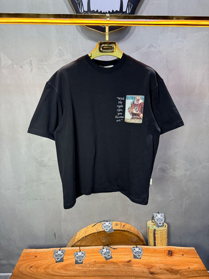 T-Shirt Oversize Noir — Femme Orientale 5151