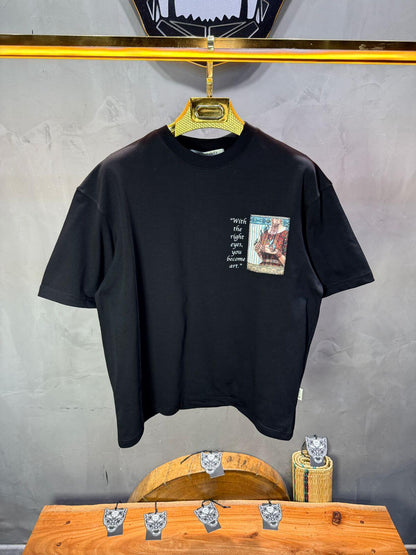 T-Shirt Oversize Noir — Femme Orientale 5151