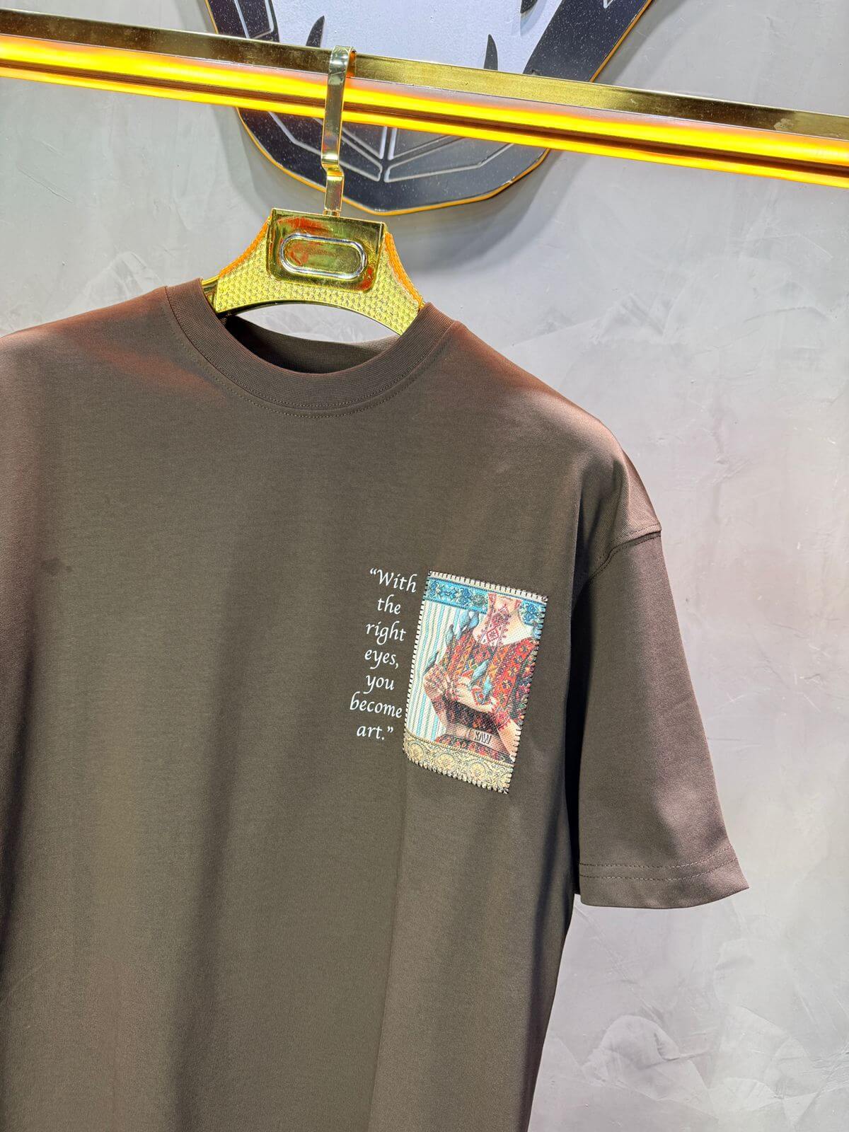 T-Shirt Oversize Brown — Femme Orientale 5151