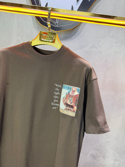 T-Shirt Oversize Brown — Femme Orientale 5151