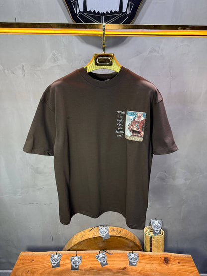 T-Shirt Oversize Brown — Femme Orientale 5151