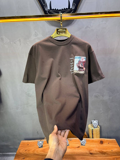 T-Shirt Oversize Brown — Femme Orientale 5151