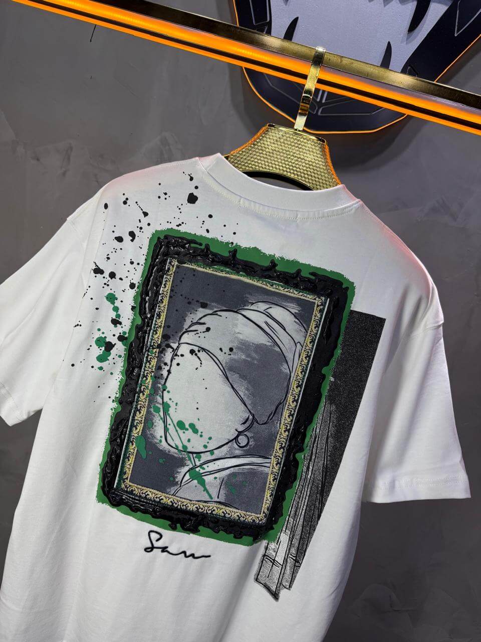 T-shirt Oversize White  – Art Gallery 5114