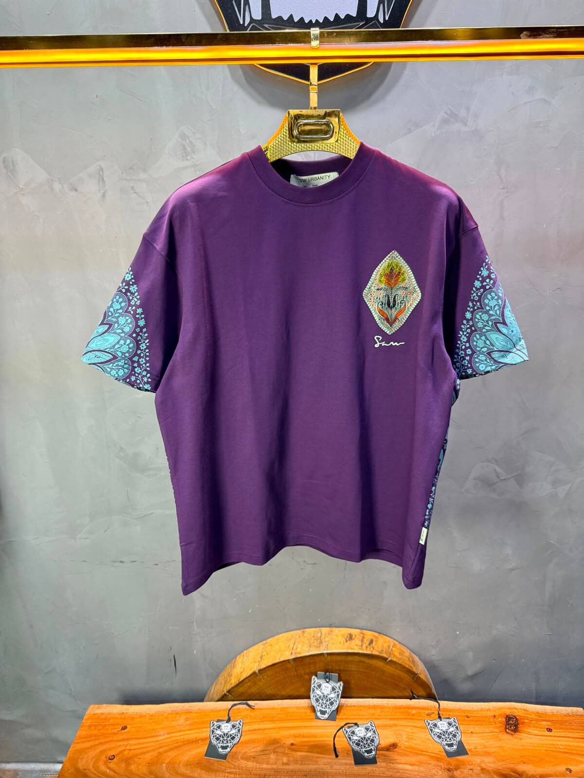T-Shirt Oversize Move – Paon & Paisley 5071