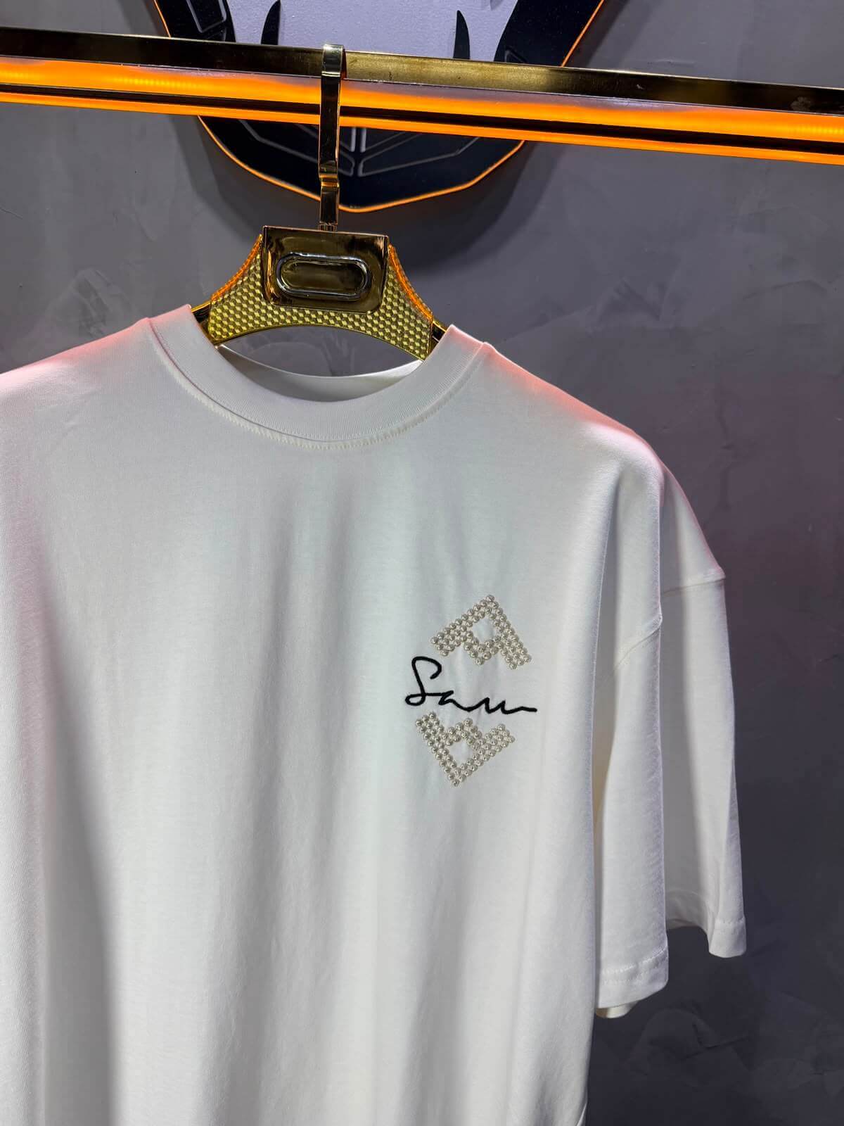 T-Shirt Over Size Serenity — Blanc 5099