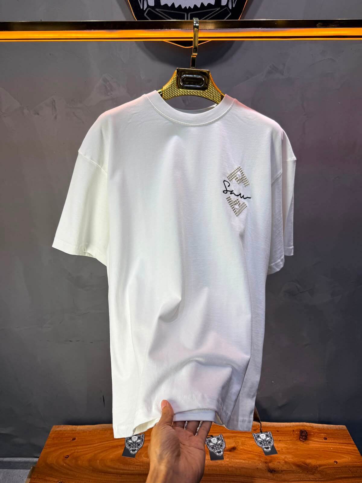T-Shirt Over Size Serenity — Blanc 5099