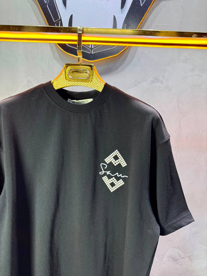 T-Shirt Over Size Serenity — Black 5099