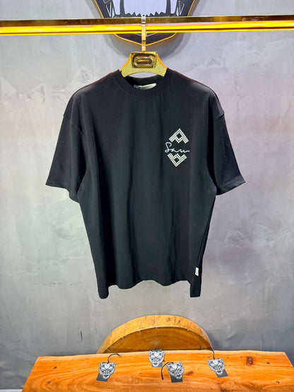 T-Shirt Over Size Serenity — Black 5099