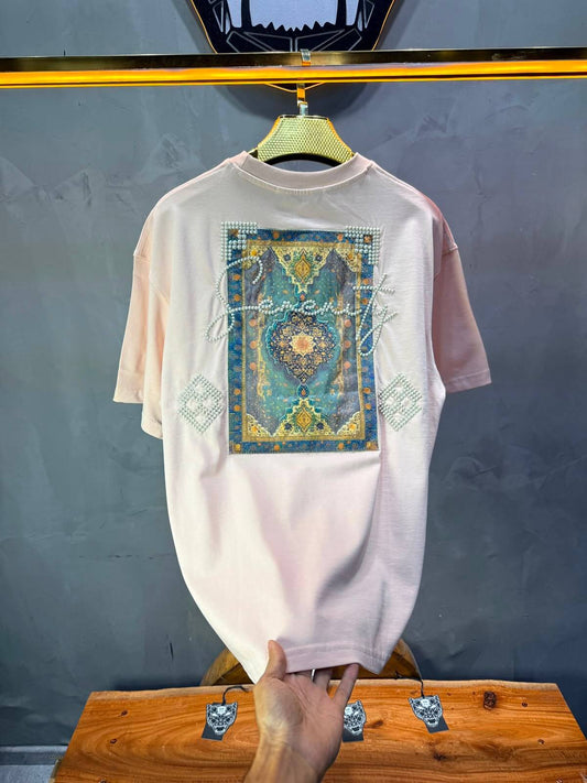 T-Shirt Over Size Serenity — Rose Poudré 5099
