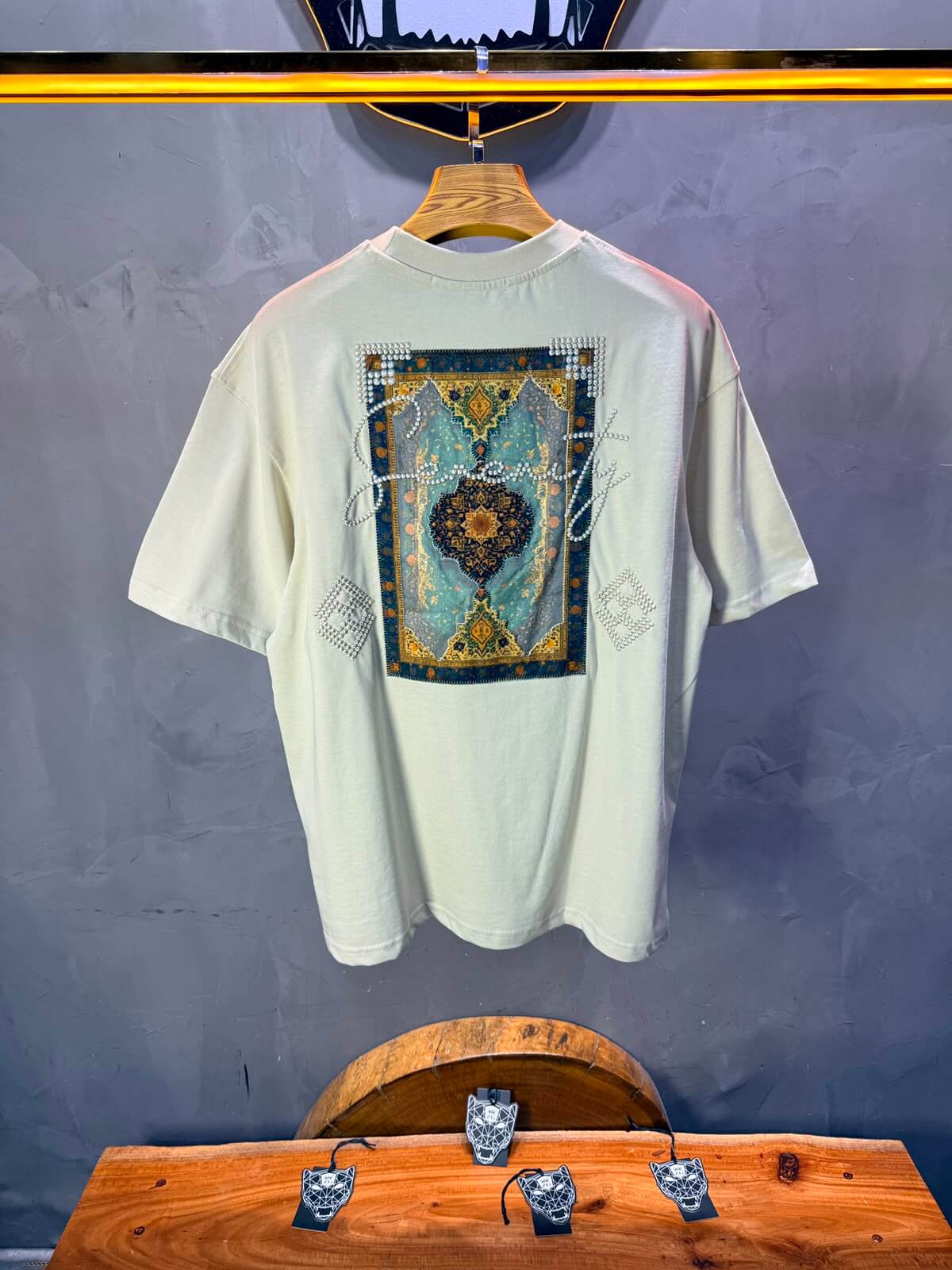 T-Shirt Over Size Serenity — Beige 5099