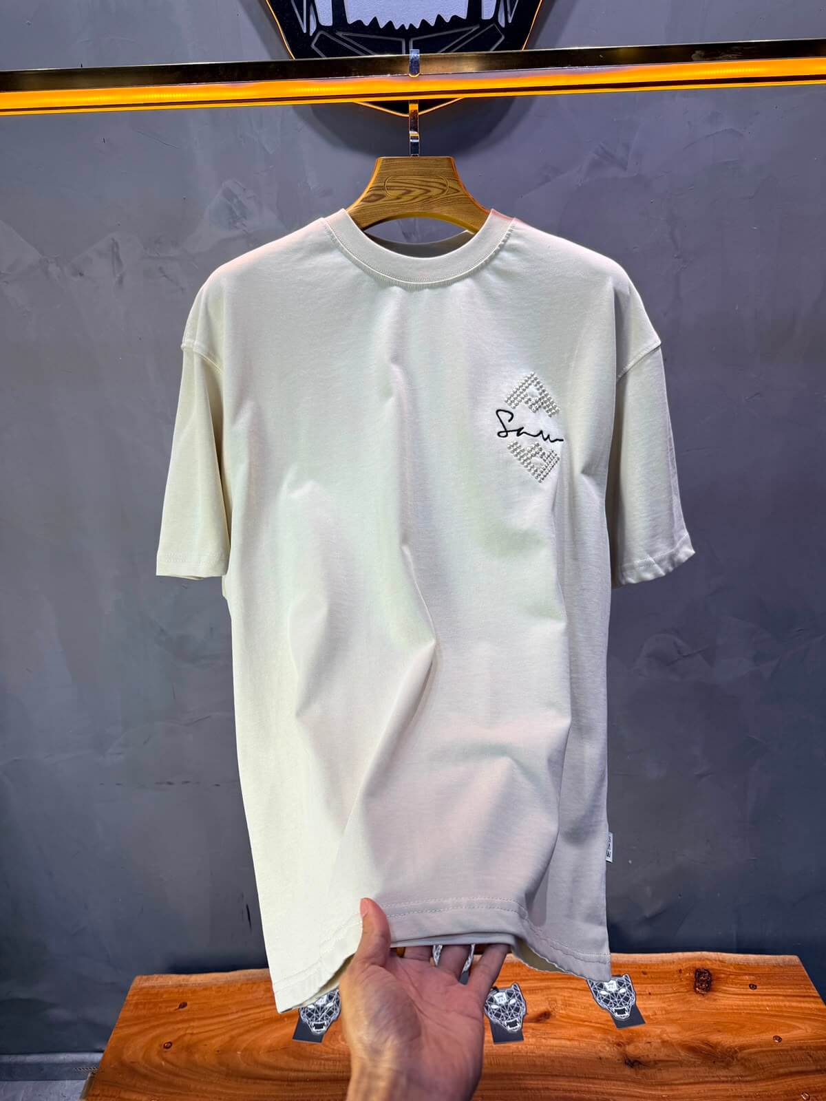 T-Shirt Over Size Serenity — Beige 5099