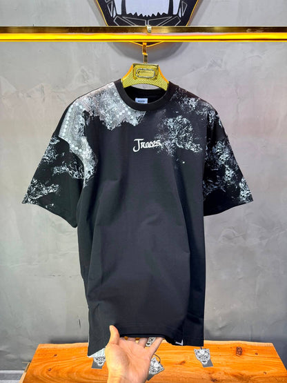 T-Shirt oversize Traces & Memories — Noir 4191