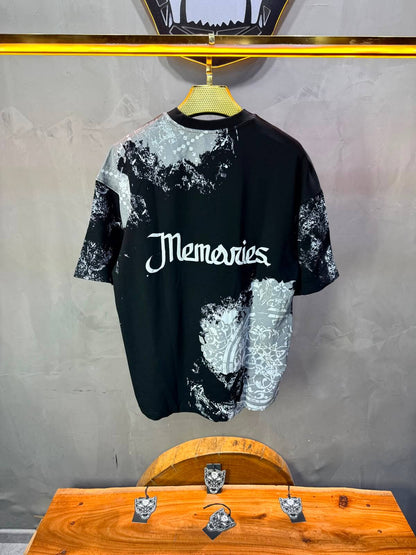 T-Shirt oversize Traces & Memories — Noir 4191