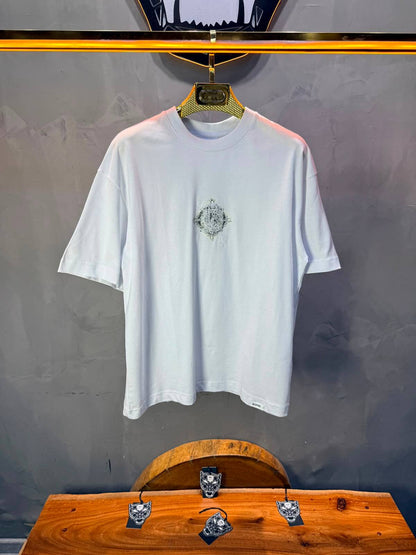 T-Shirt oversize Depths of Different Dimensions — Blanc 5148