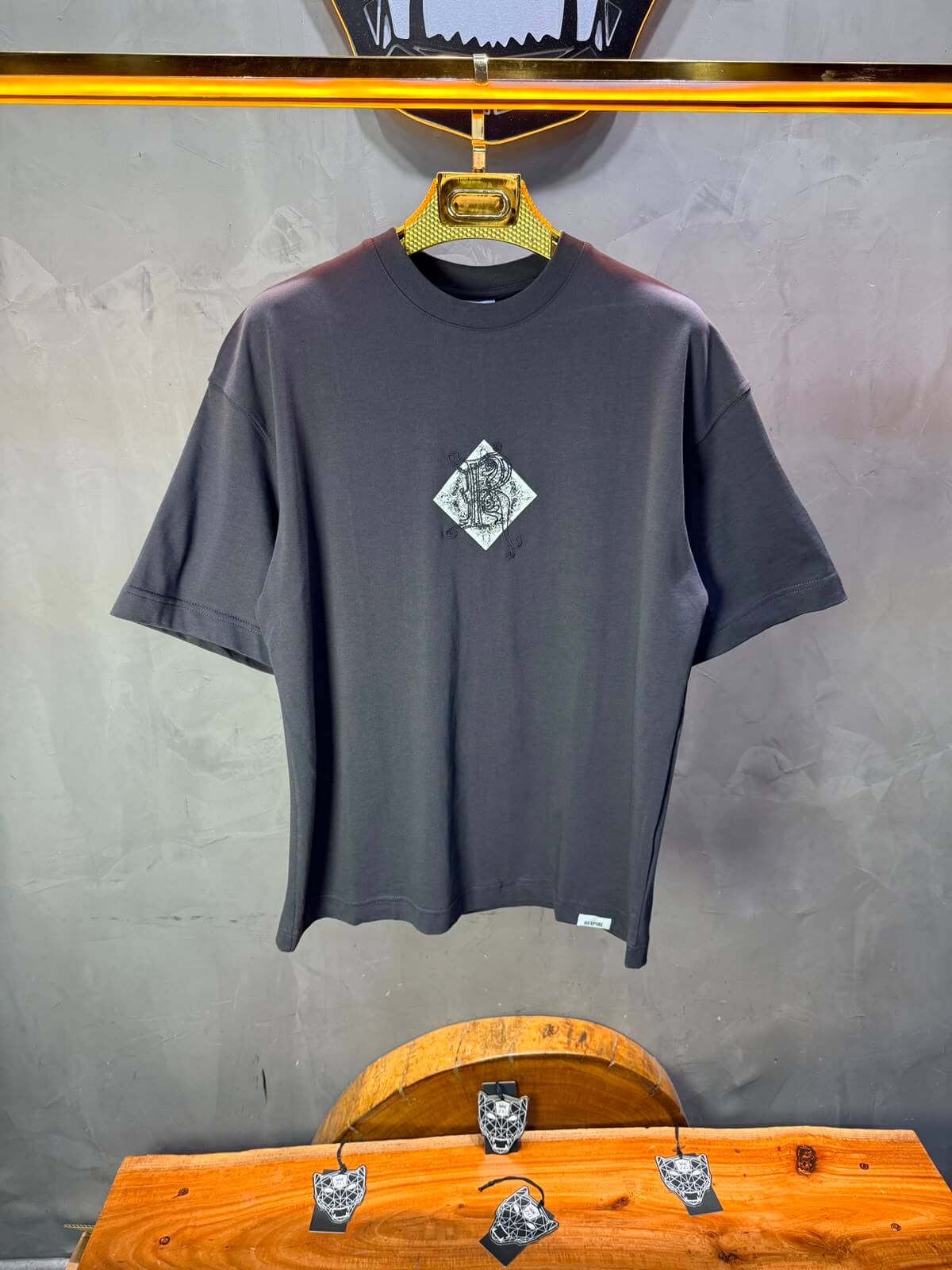 T-Shirt oversize Depths of Different Dimensions — Anthracite 5148