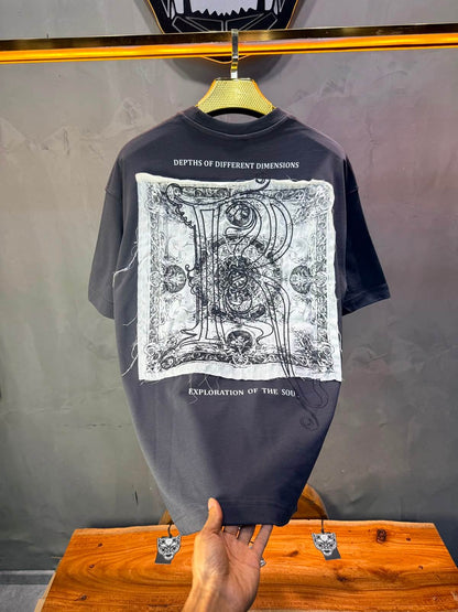T-Shirt oversize Depths of Different Dimensions — Anthracite 5148