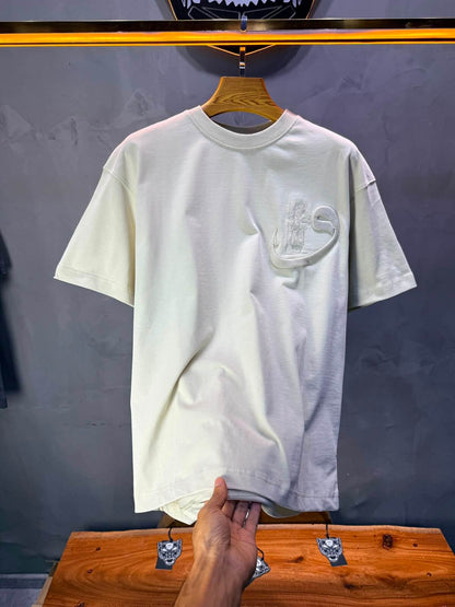 T-Shirt Oversize Beige — Calligraphie "Waw" 5105
