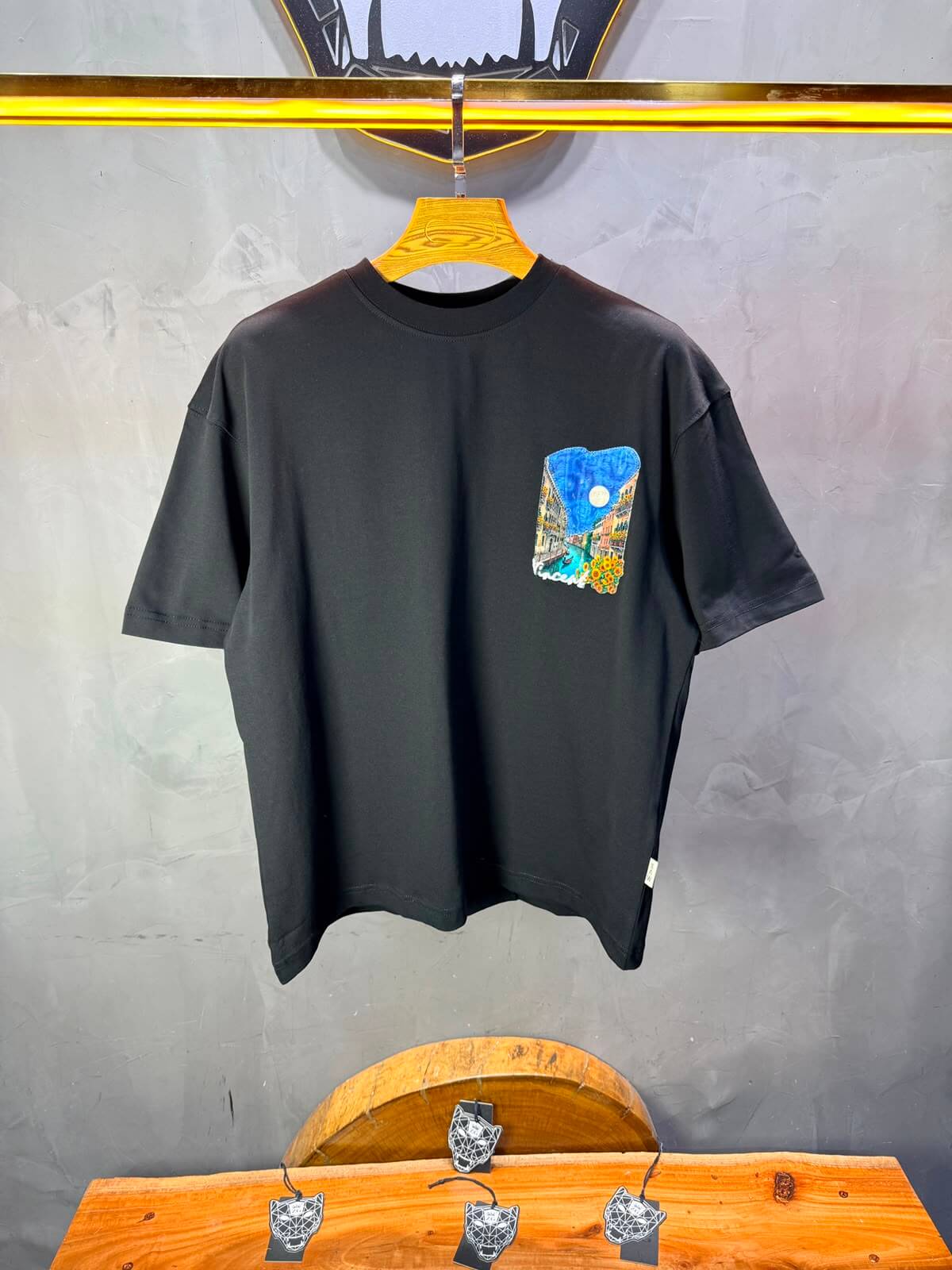 T-Shirt Oversize Vincent — Noir 5183