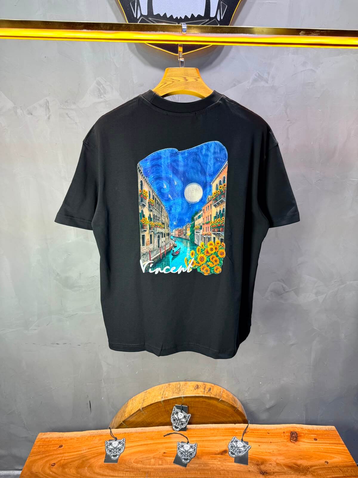 T-Shirt Oversize Vincent — Noir 5183