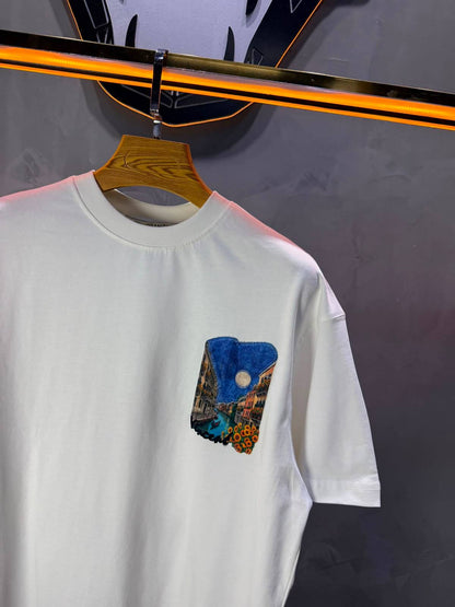 T-Shirt Oversize Vincent — Blanc 5183