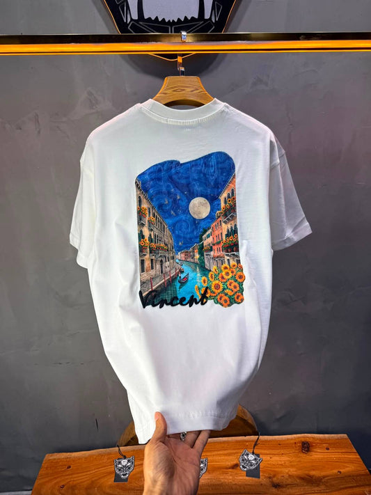T-Shirt Oversize Vincent — Blanc 5183