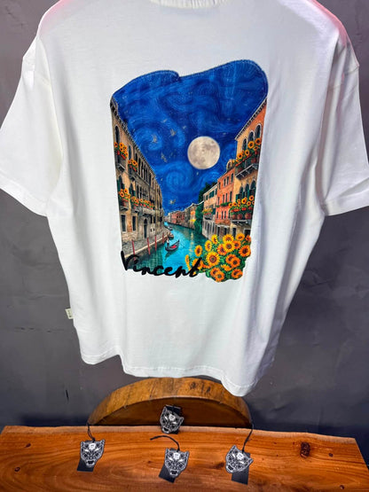 T-Shirt Oversize Vincent — Blanc 5183