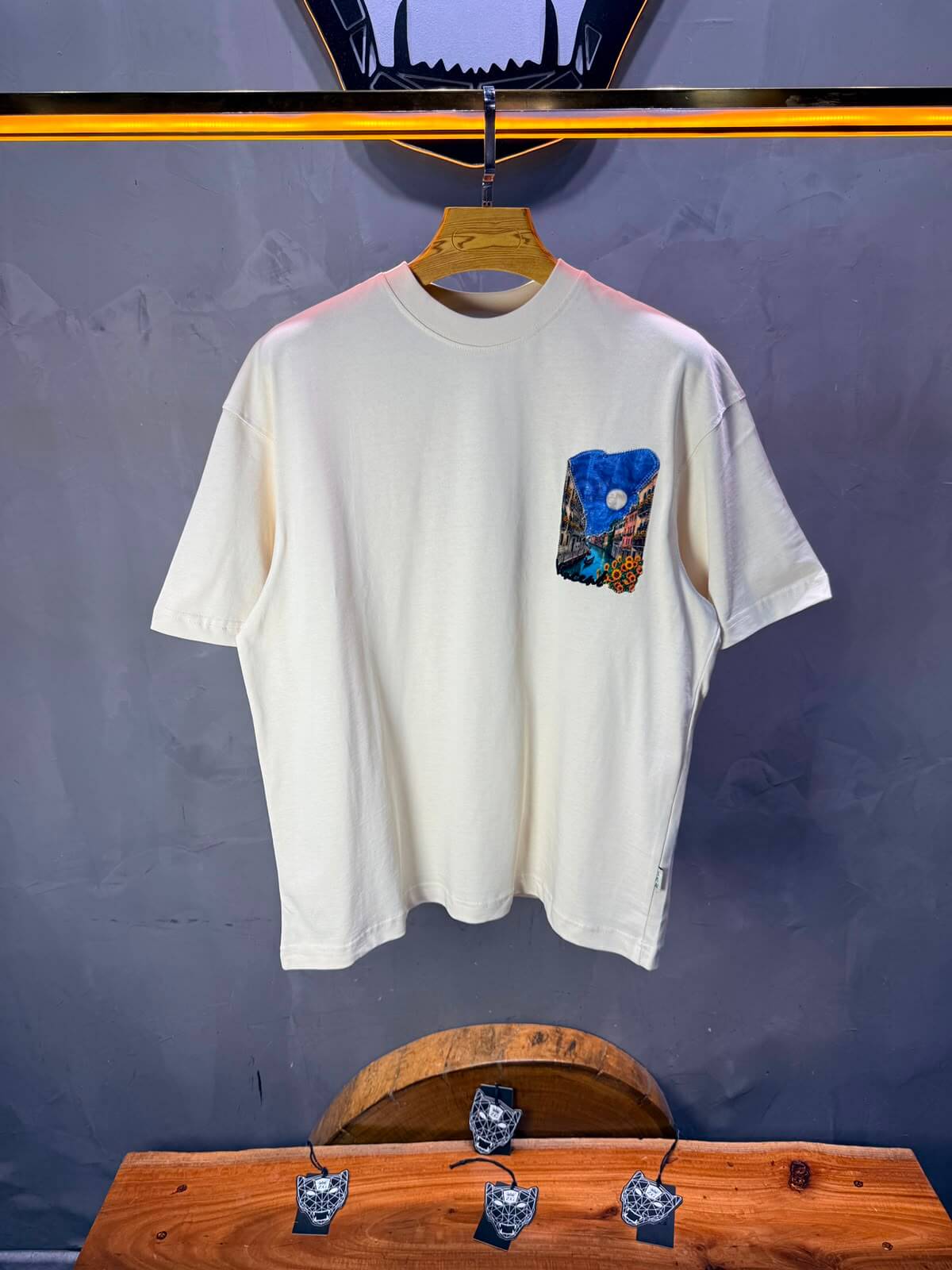 T-Shirt Oversize Vincent — Beige 5183