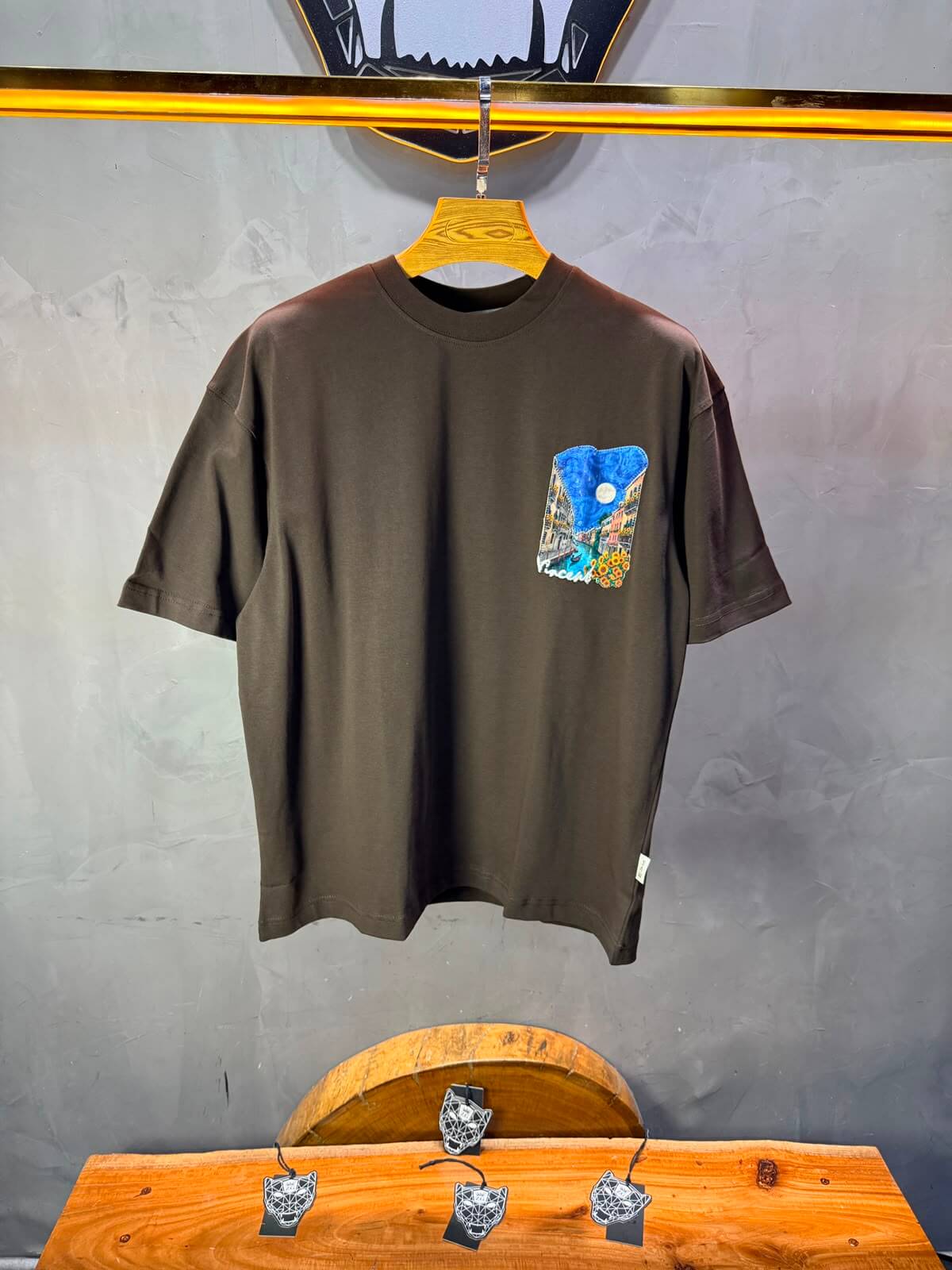 T-Shirt Oversize Vincent — Brown 5183