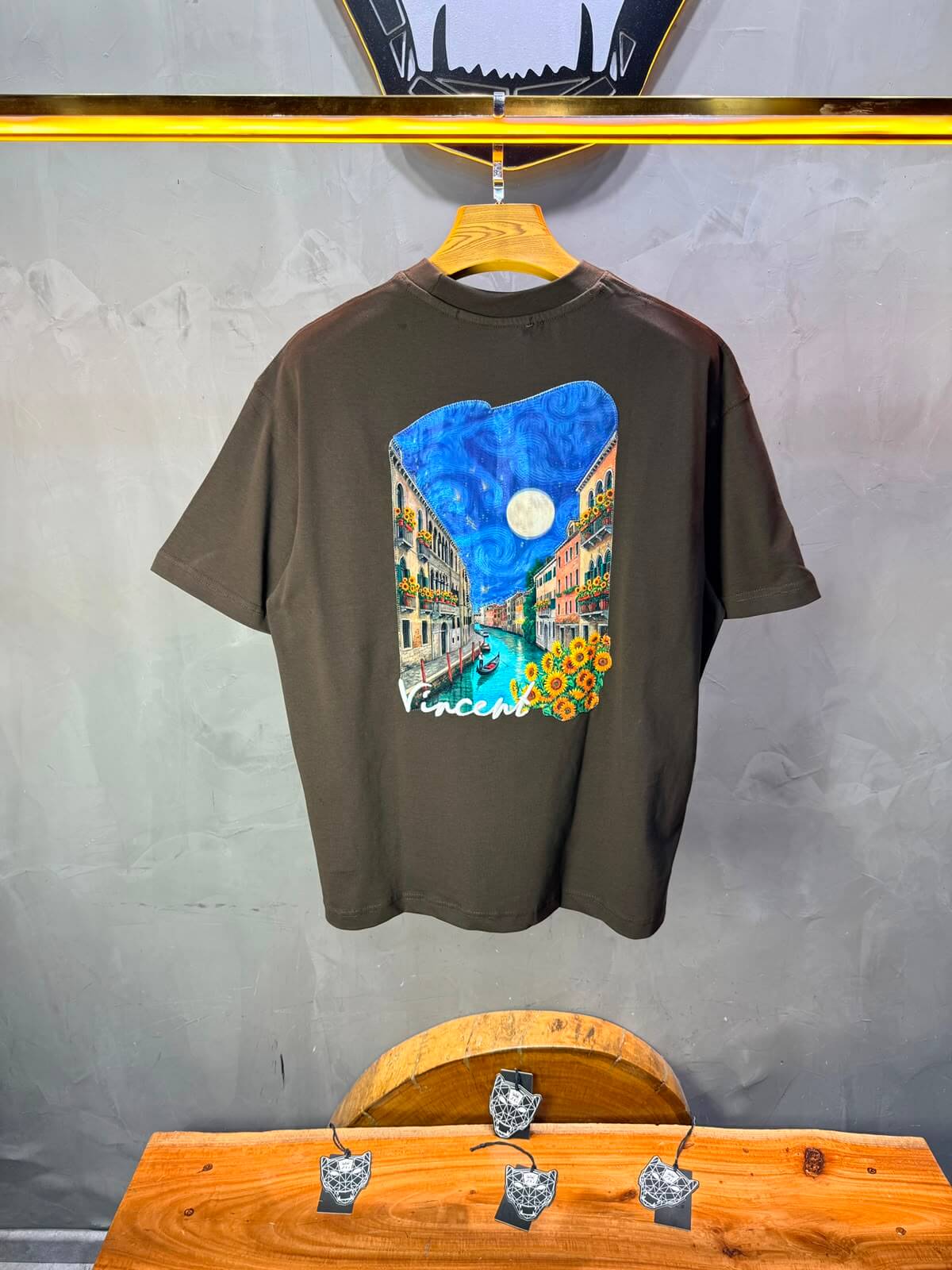 T-Shirt Oversize Vincent — Brown 5183