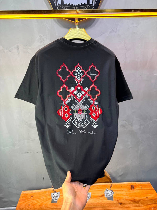 T-Shirt Oversize Be Real — Noir 5176