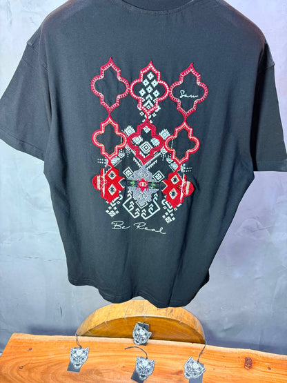 T-Shirt Oversize Be Real — Noir 5176