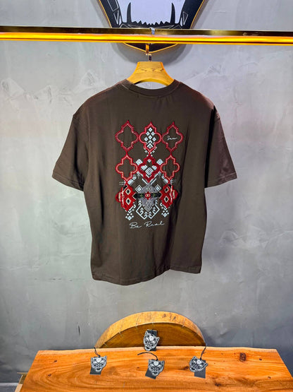 T-Shirt Oversize Be Real — Brown 5176