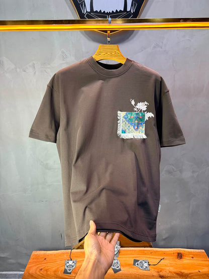 T-Shirt OverSize Sean Cleo — Brown 5156