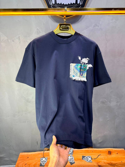 T-Shirt OverSize Sean Cleo — Navy Blue 5156