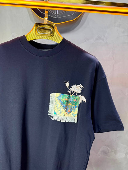 T-Shirt OverSize Sean Cleo — Navy Blue 5156