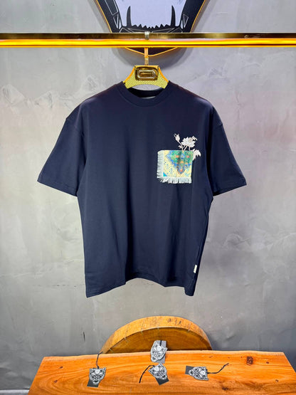 T-Shirt OverSize Sean Cleo — Navy Blue 5156