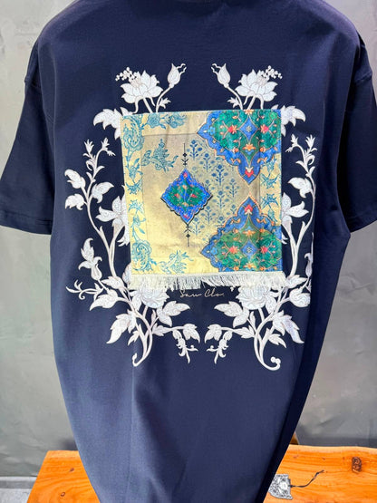 T-Shirt OverSize Sean Cleo — Navy Blue 5156
