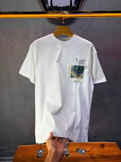 T-Shirt OverSize Sean Cleo — Blanc 5156