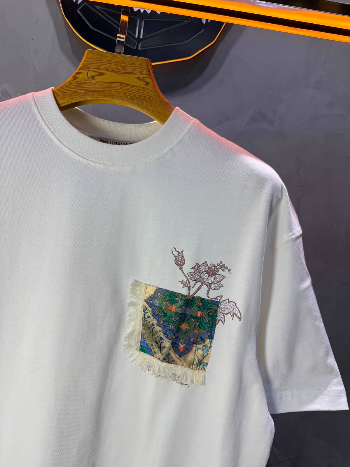 T-Shirt OverSize Sean Cleo — Blanc 5156